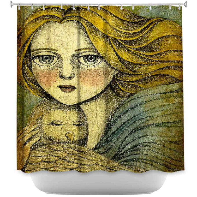 DiaNocheDesigns The Guardian Single Shower Curtain Wayfair Canada